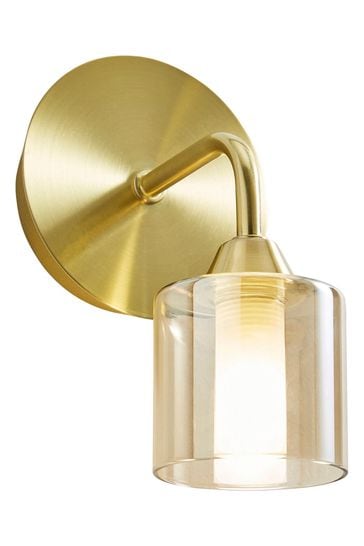 BHS Brass Patras 1lt Wall Light