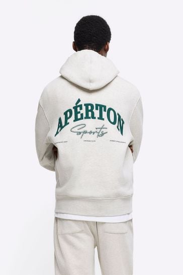 River island hot sale grey hoodie