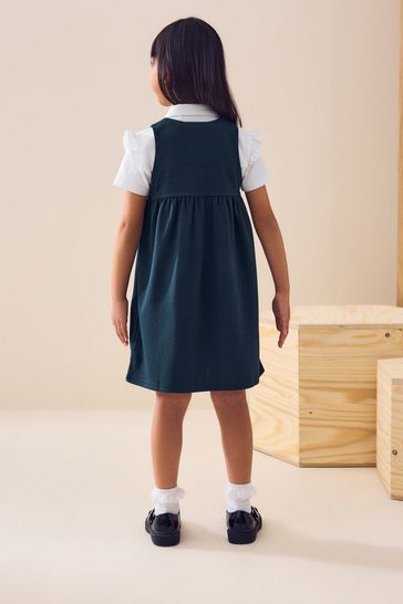 Navy best sale blue pinafore