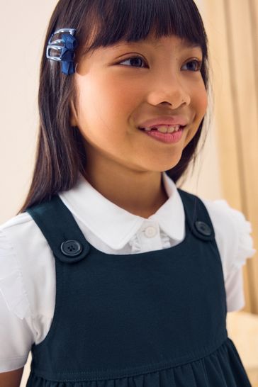 Navy pinafore school dress online