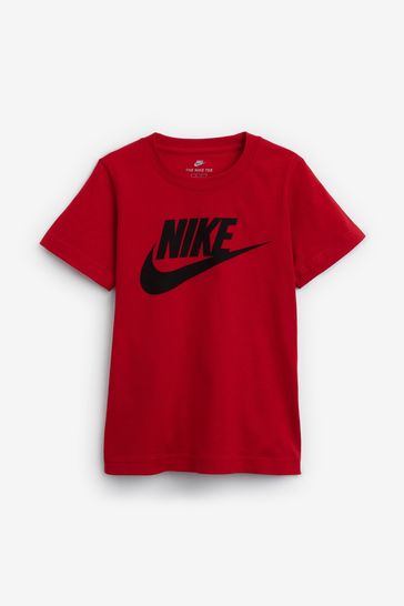 Nike Red Futura Little Kids Logo T-Shirt