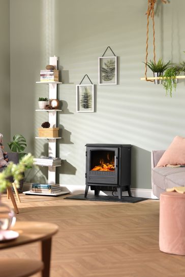 Buy Dimplex Black Bari Optimyst 2D Flame Effect Stove from the Next UK  online shop