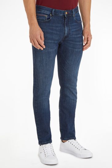 Buy Tommy Hilfiger Blue Light Slim Core Bleecker Denim Jeans from