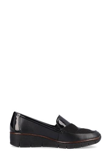 Buy Rieker Womens Elasticated Black Shoes from Next Malta