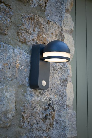 Dar Lighting Grey Tien Outdoor LED Wall Light