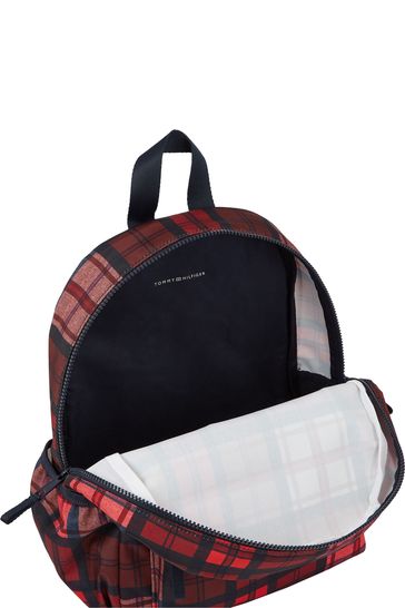 Tommy hilfiger plaid best sale backpack