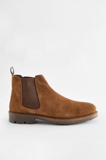 Mens tan chelsea boots sale hotsell
