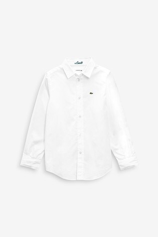 Lacoste® Kids Long Sleeved Oxford Shirt