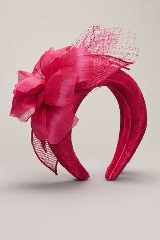 Phase Eight Red Lottie Flower Headband