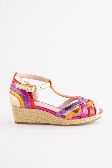 Buy Woven Wedge Sandals from the Laura Ashley online shop