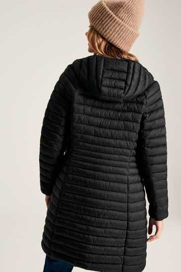 Joules long shop padded coat