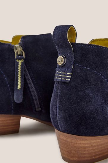 Buy White Stuff Blue Wide Fit Suede Ankle Boots from Next Austria