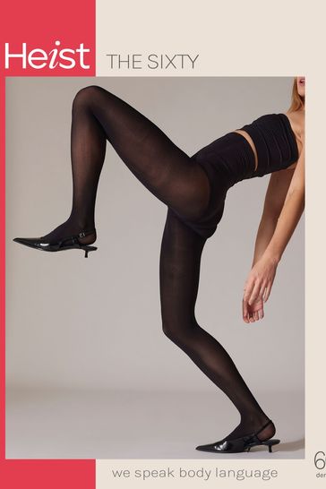 Black 60 Denier Opaque Tights, Accessories