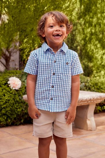 Baby boy shop gingham shirt