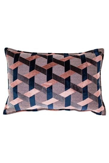 Blush pink and navy cushions clearance