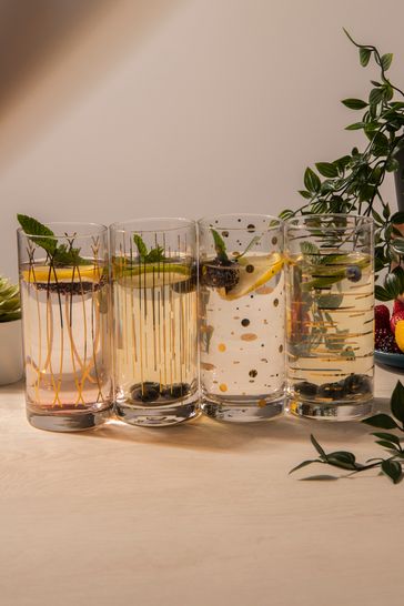 Buy Mikasa Set of 4 Clear Cheers Highballs from Next Ireland
