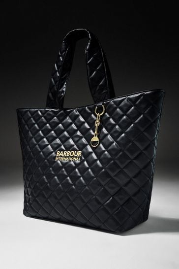Barbour quilted tote bag new arrivals