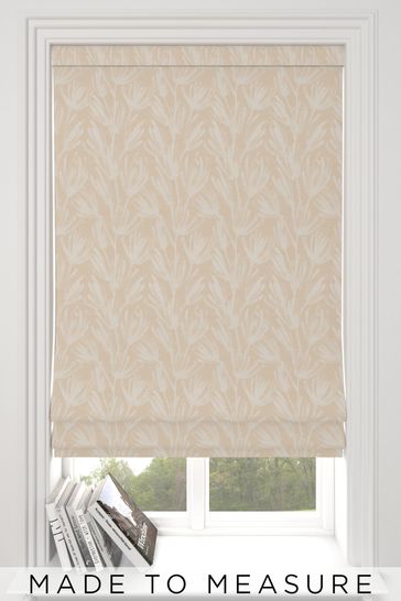 Sand Natural Ophia Made To Measure Roman Blind