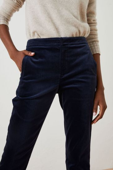 Buy FatFace Blue Isobelle Velvet Trousers from Next Luxembourg