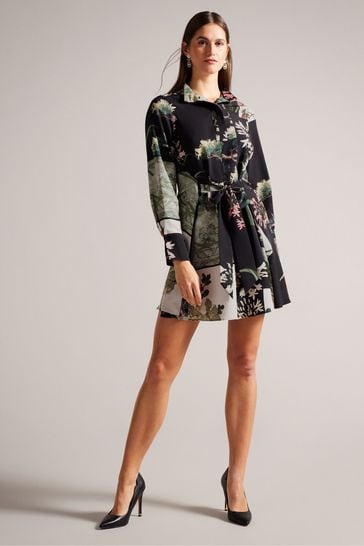 Ted baker store bell sleeve dress