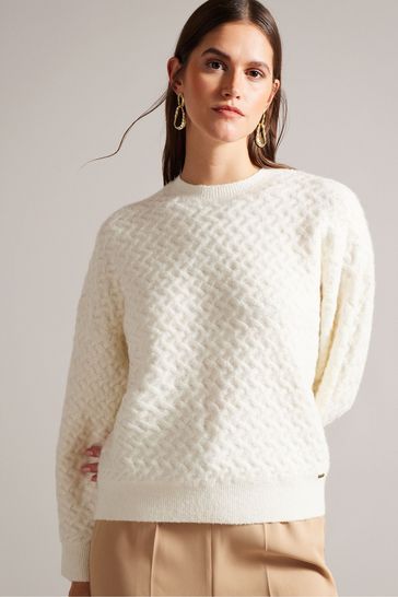 Ted Baker Easy Fit Morlea Horizontal Cable Sweater