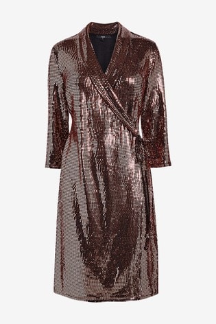 Buy Sparkle Sequin Tux Dress from Next 
