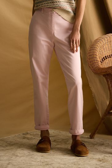 Joules Rose Pink Slim Fit Chino Trousers