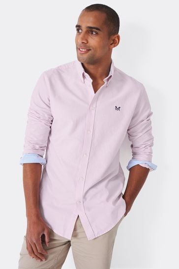 Buy Crew Clothing Pink Crew Slim Oxford 