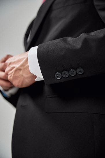 Black two button top suit