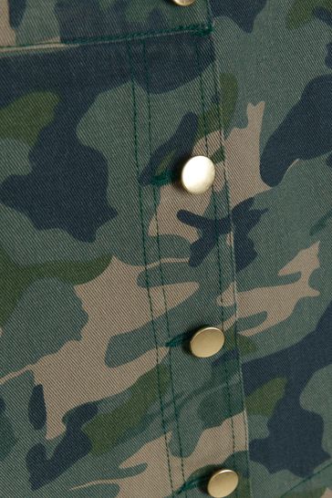 Camouflage skirt store river island