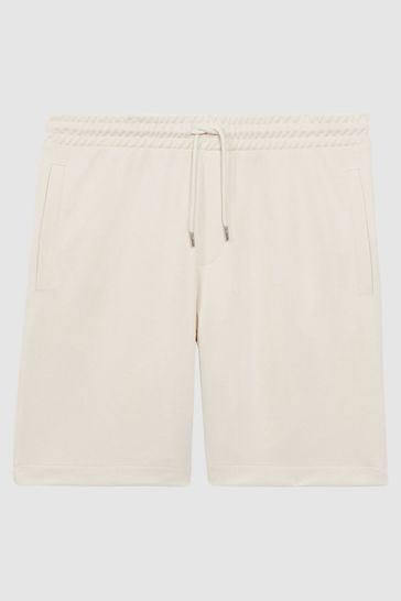 Mens slim hotsell fit white shorts