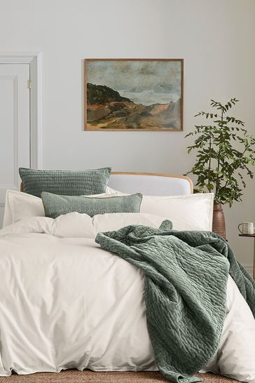 Buy Bedeck of Belfast Cream Soma Duvet Cover and Pillowcase Set