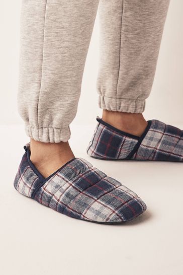 Men's closed discount back slippers
