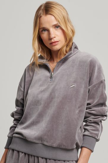 Superdry grey hotsell sweatshirt