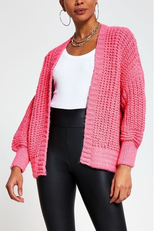 chunky knit cardigan river island