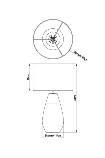 Kit large touch hot sale lamp