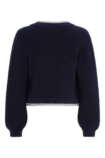 Mint velvet navy jumper hotsell