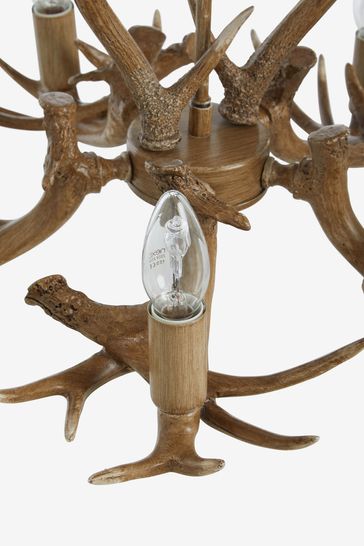 Antler ceiling store light next