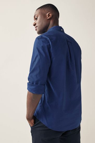 Cobalt blue long sleeve hotsell shirt