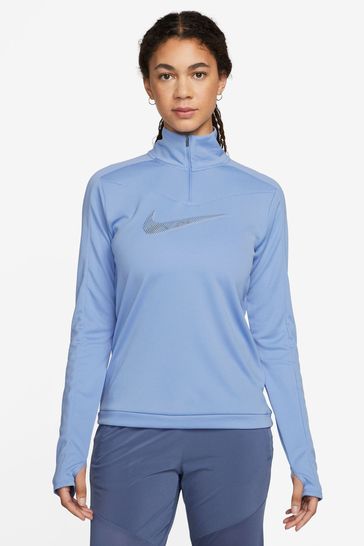 Blue nike outlet running top
