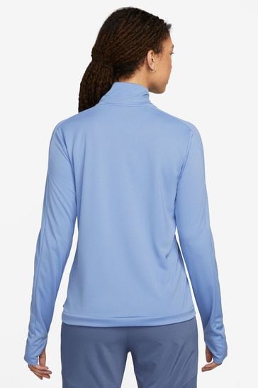 Nike light blue half zip sales