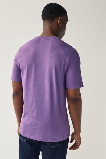 Purple lyle and scott t shirt best sale
