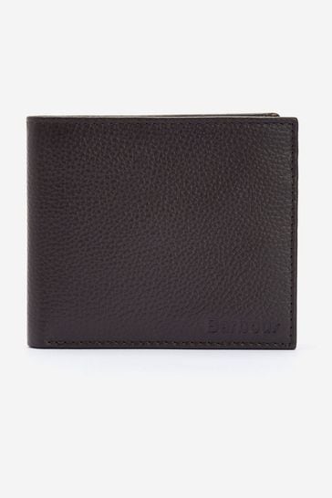 Barbour® Brown Amble Leather Billfold Wallet