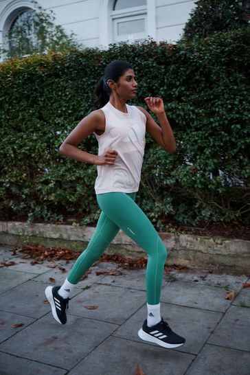 adidas Green Techfit 7/8 Leggings