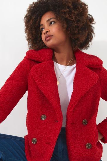 Buy Joe Browns Red Cosy and Cute Teddy Jacket from Next Luxembourg