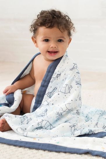 Buy aden anais White Dream Silky Soft Muslin Stargaze Blanket from Next Cyprus