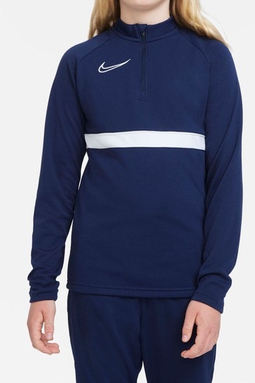 Nike Navy Dri-FIT Academy Drill Top