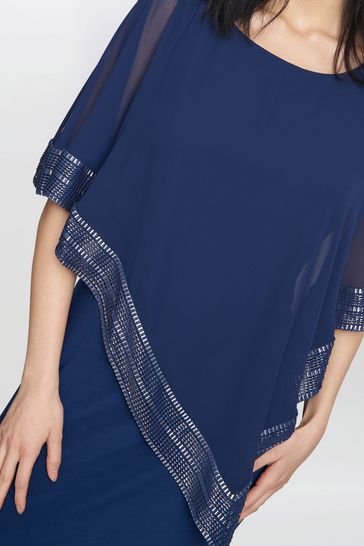 Gina bacconi sales chiffon cape