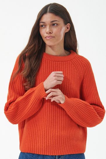 Barbour jumper cheap Orange