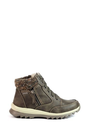 Lunar Buttermere Taupe Waterproof Brown Ankle Boots